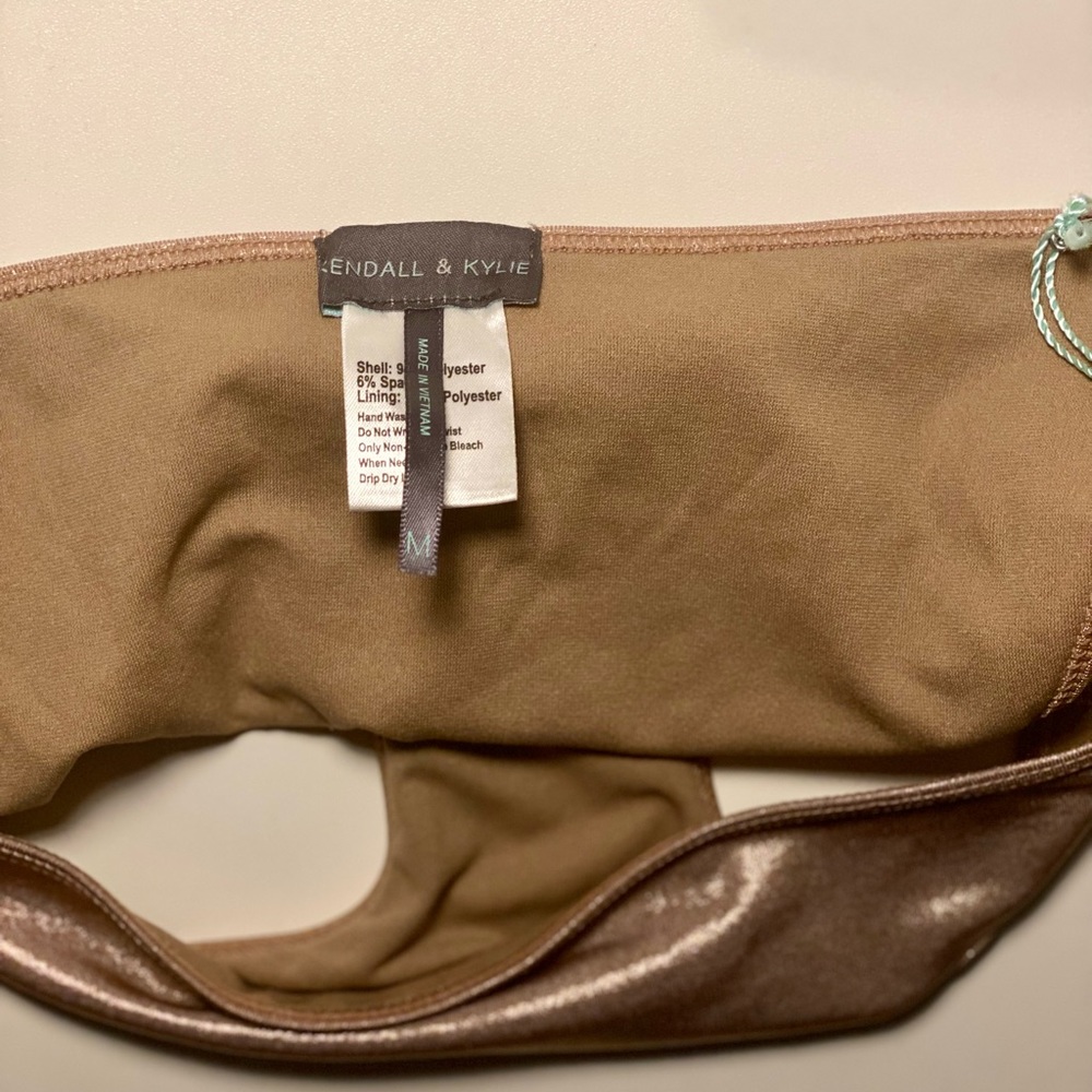 Kendall & Kylie PAC Sun bronze Shimmery Bikini bottom size medium NWT - Picture 8 of 10